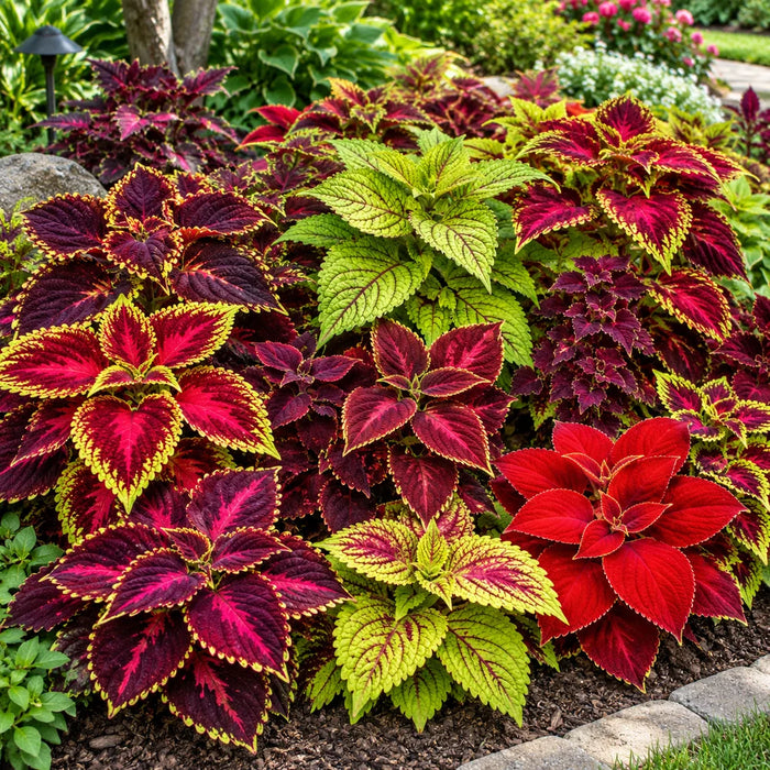 Coleus Seeds – Rainbow Mix | Multicolour Foliage Plant | WINTER / SUMMER